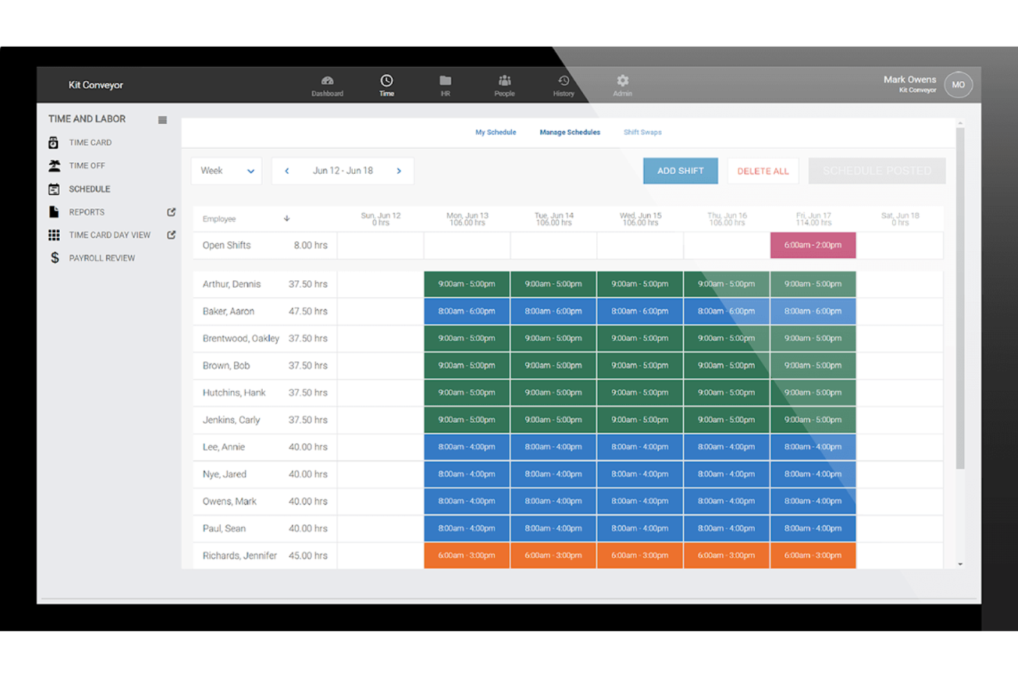 WorkforceHub screenshot - 10 najlepszych programów do zarządzania personelem budowlanym — recenzja na 2026 rok