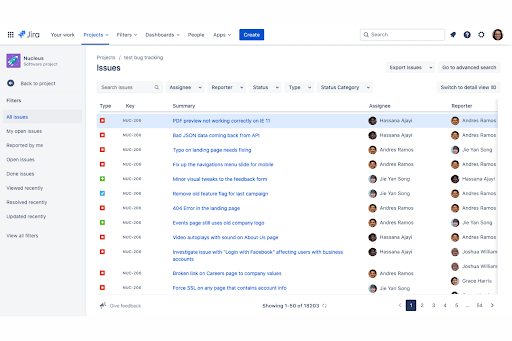 Atlassian screenshot - 10 najlepszych programów do wdrażania pracowników w przedsiębiorstwach — przegląd 2026