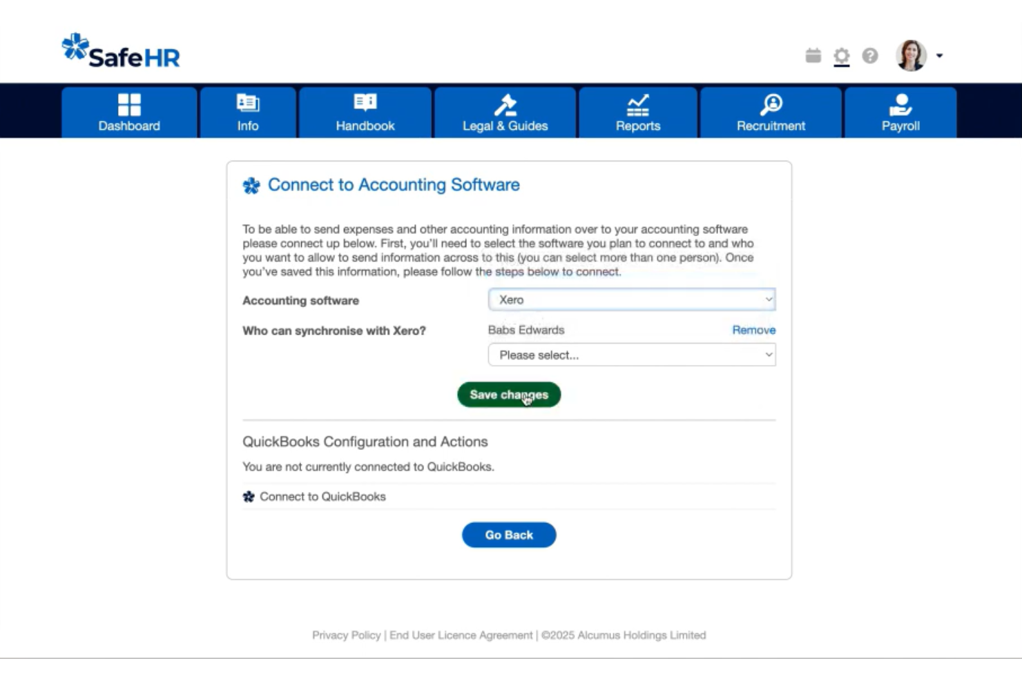 SafeHR screenshot - 10 najlepszych programów do zarządzania pracownikami dla małych firm — przegląd na 2026 rok