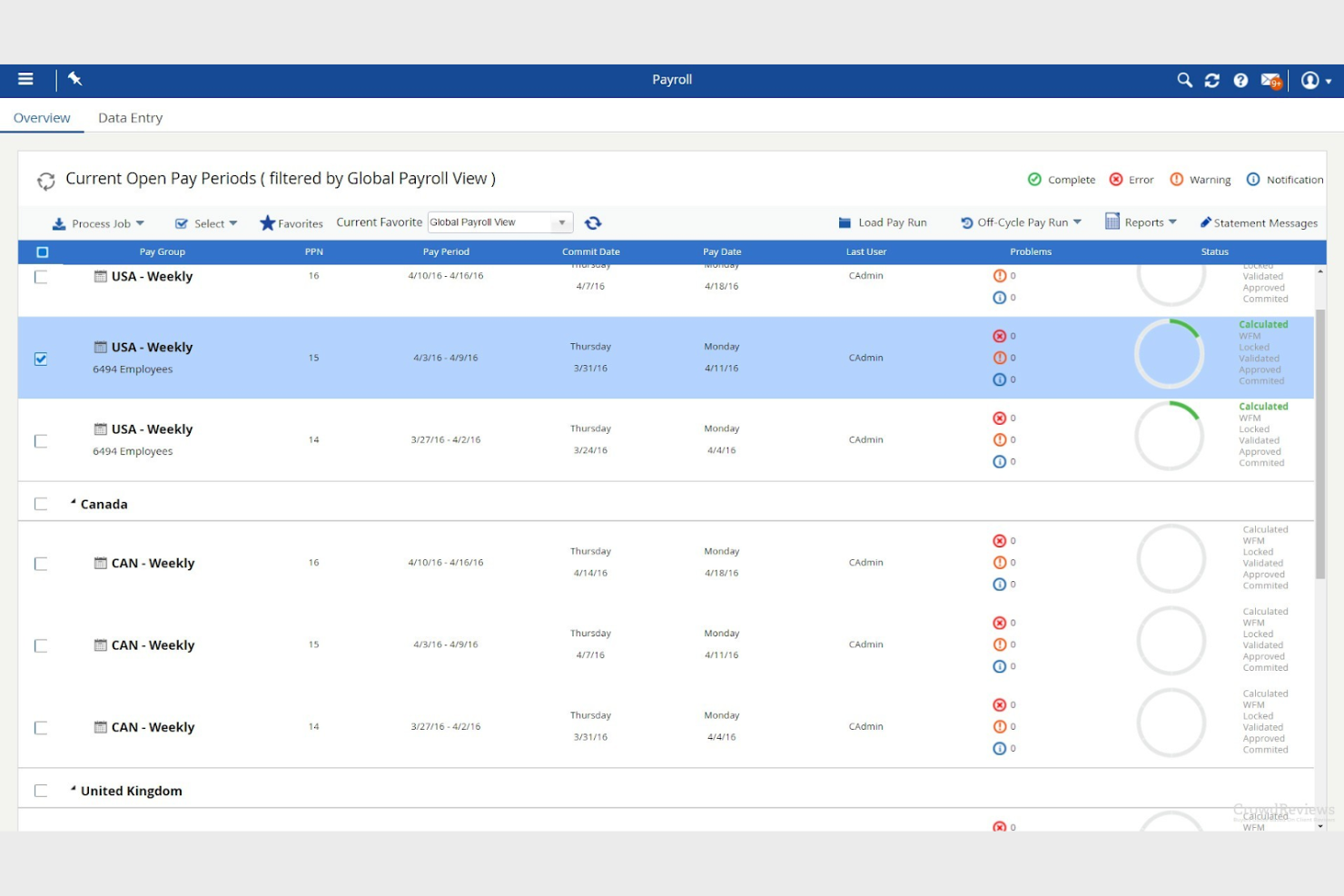 Dayforce HCM screenshot - 10 najlepszych konkurentów Bambee w zakresie zgodności z przepisami dotyczącymi zarządzania zasobami ludzkimi w 2026 roku
