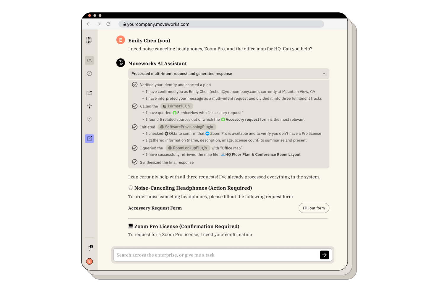 Moveworks screenshot - 10 najlepszych programów do samoobsługi pracowników — recenzja na 2026 rok