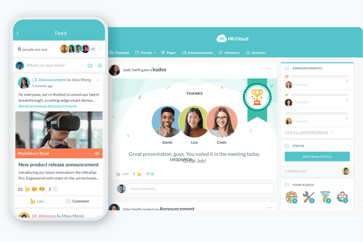 HR Cloud screenshot - 10 najlepszych programów do zarządzania dokumentacją pracowników — recenzja na 2026 rok
