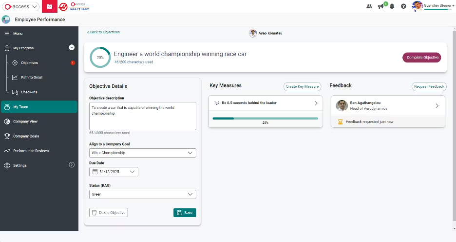 Access PeopleHR screenshot - 10 najlepszych programów HR w Wielkiej Brytanii — recenzja na 2026 rok