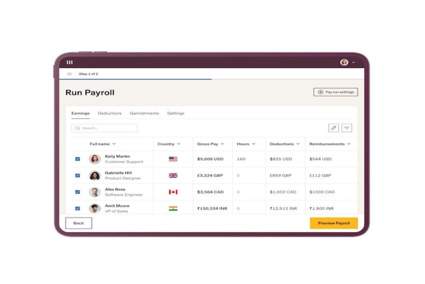 Rippling screenshot - 10 najlepszych konkurentów Paycom w zakresie płac & HR w 2026 roku