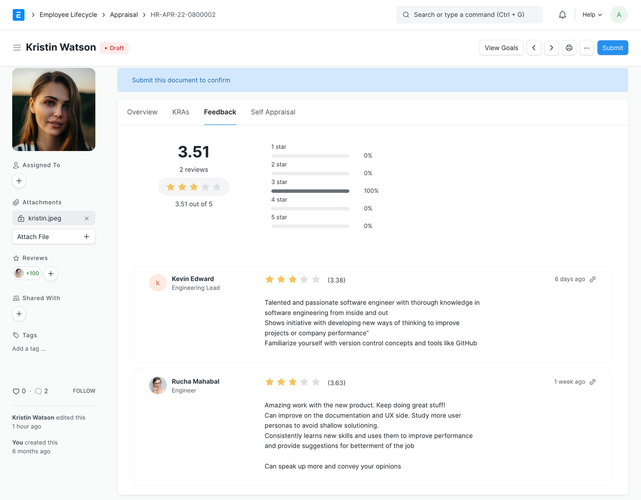 ERPNext screenshot - 10 najlepszych systemów informacji o pracownikach zrecenzowanych w 2026 roku