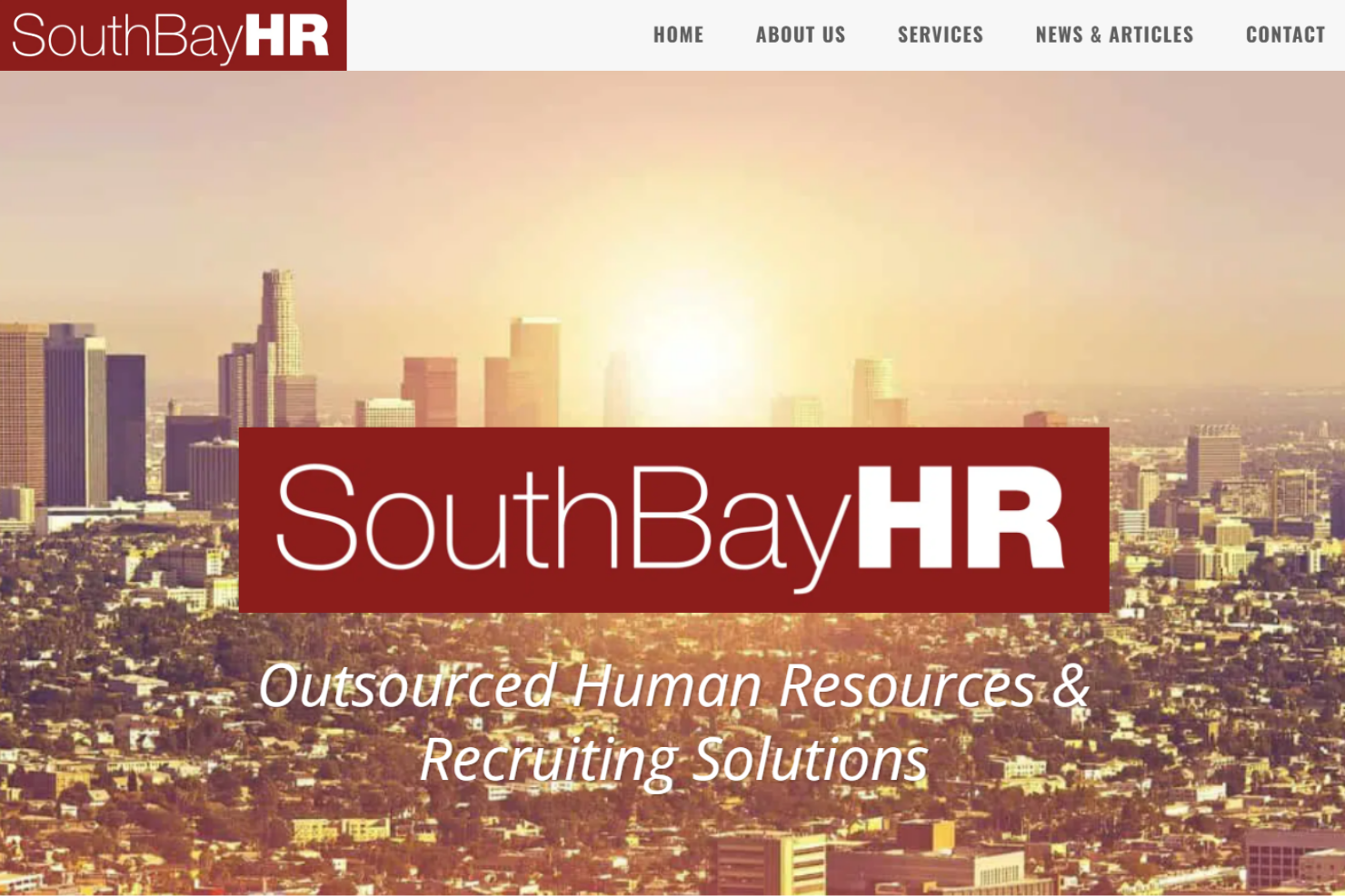 South Bay HR screenshot - 10 najlepszych firm konsultingowych HR w Los Angeles ocenionych w 2026 roku