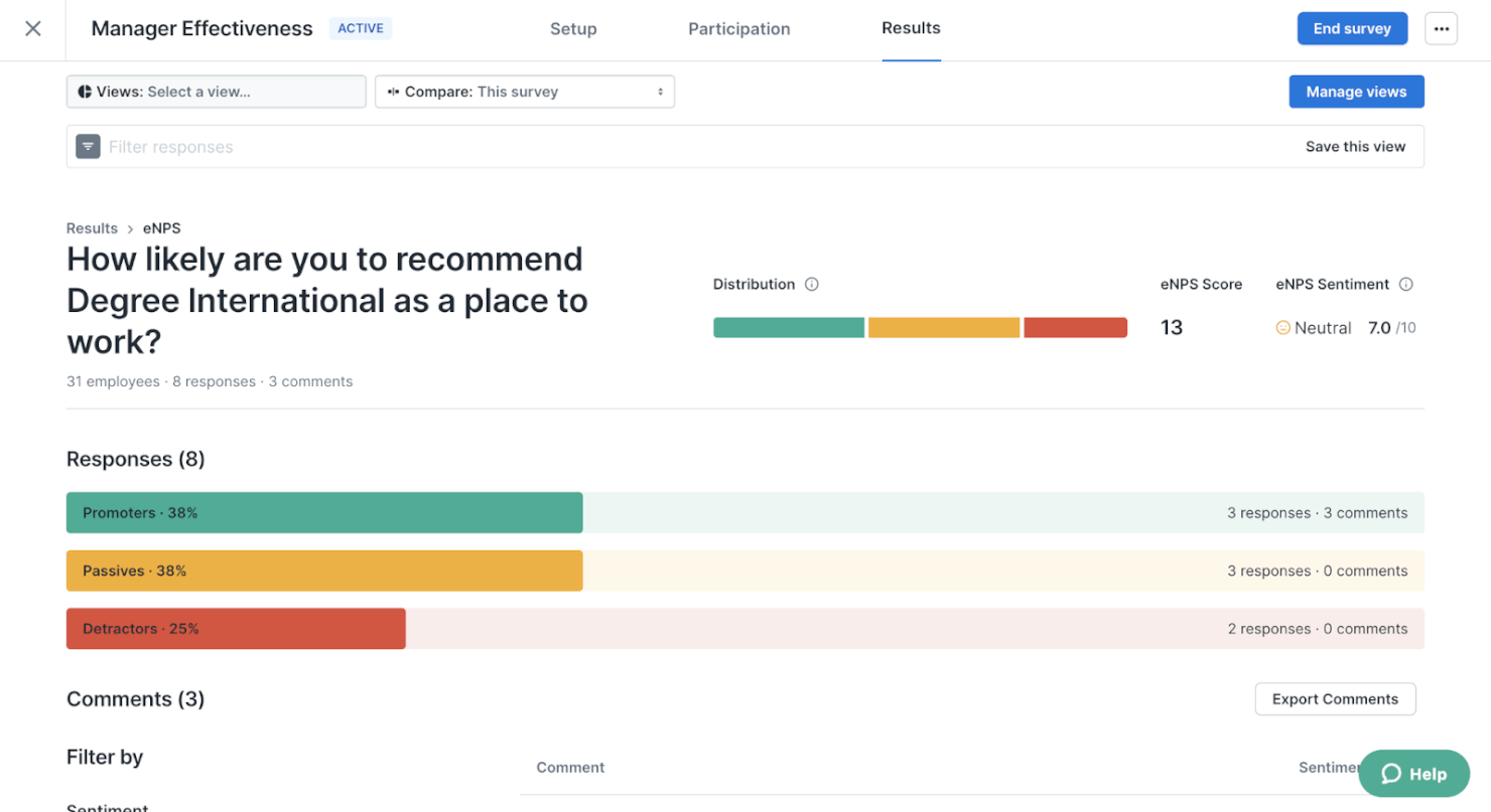 Lattice screenshot - 10 najlepszych narzędzi do ankiet pracowniczych w 2026 roku do zbierania opinii pracowników