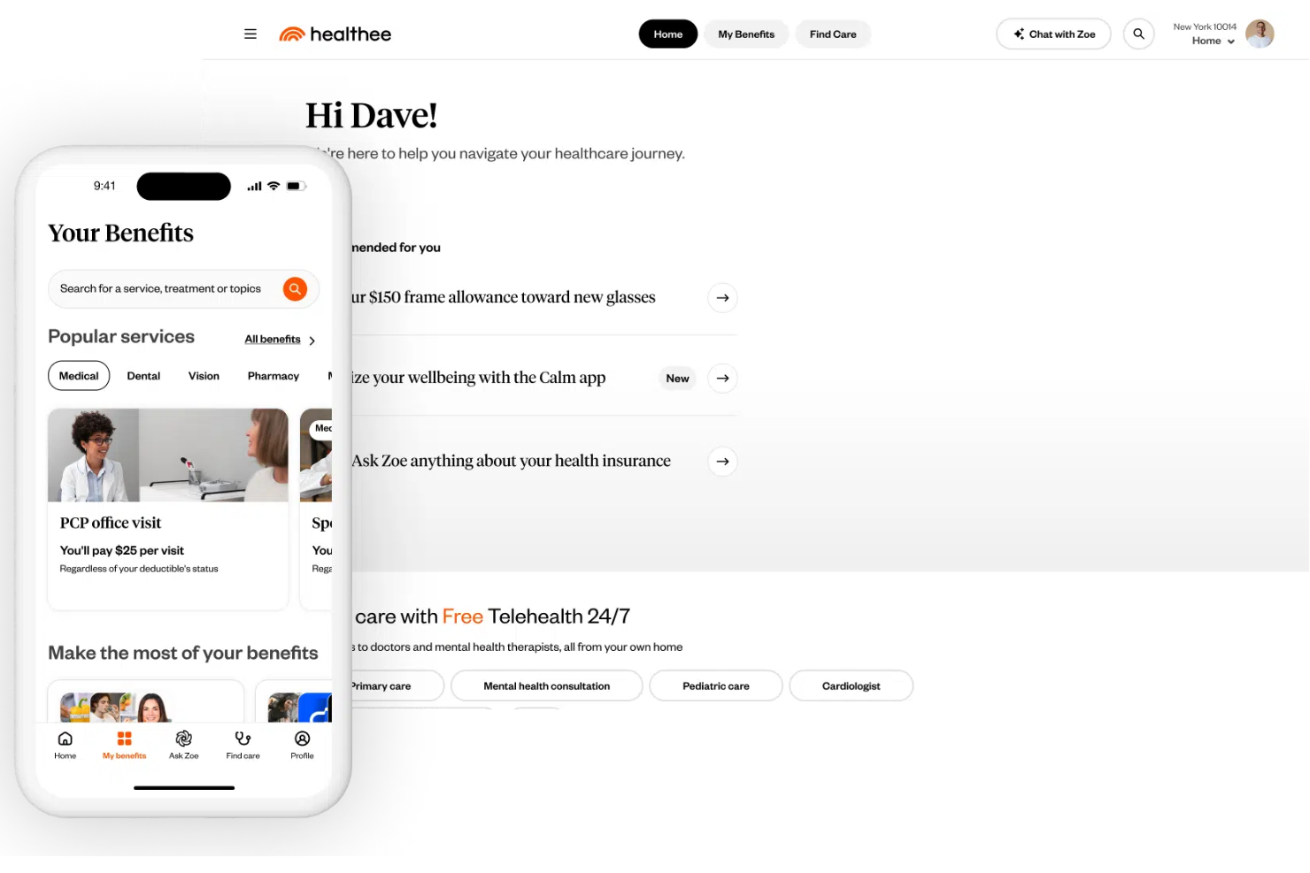 Healthee screenshot - 10 najlepszych programów do zarządzania świadczeniami w 2026 roku