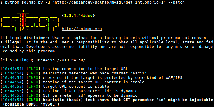 SQLMap screenshot - 20 Best Security Testing Tools For QA In 2024