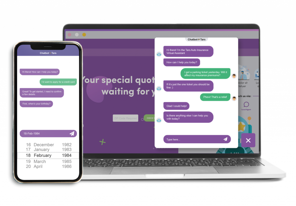 Tars screenshot - 27 Best Chatbots For Customer Service Online In 2024