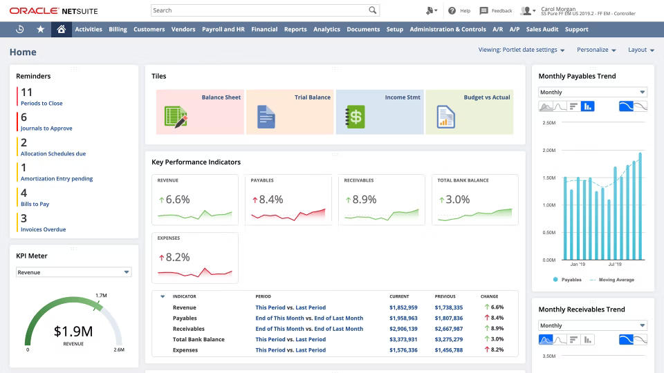 NetSuite CRM screenshot - 24 Best Customer Database Software of 2024