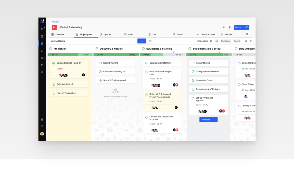 Rocketlane screenshot - 10 Best Customer Onboarding Software of 2026