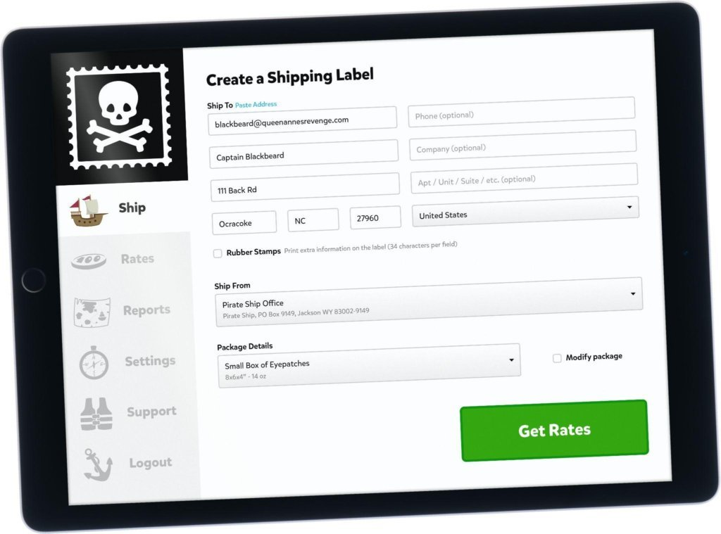 Pirate Ship screenshot - 20 Best Ecommerce Shipping Software For 2024