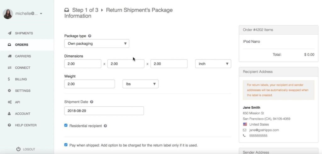 Shippo screenshot - 20 Best Ecommerce Shipping Software For 2024