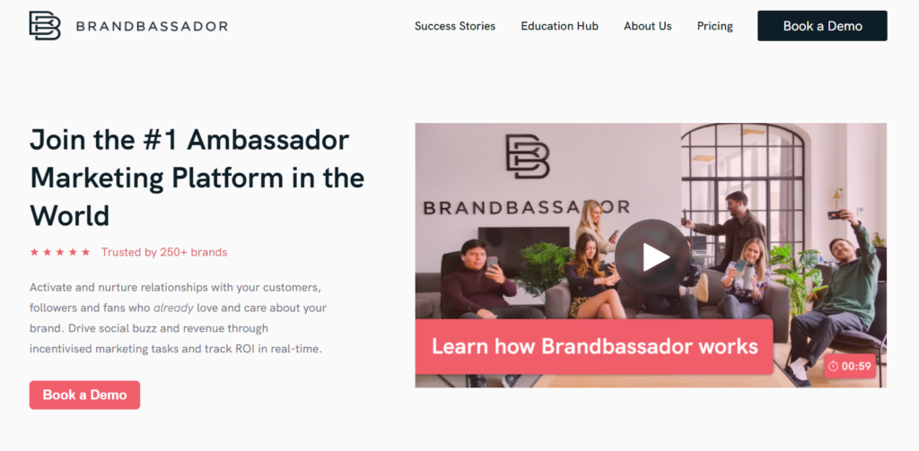 Brandbassador screenshot - 15 Best Influencer Marketing Software Reviewed for 2024