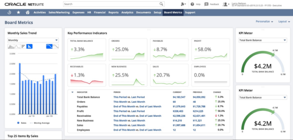 NetSuite screenshot - 25 Best Warehouse Management Software Reviewed for 2024
