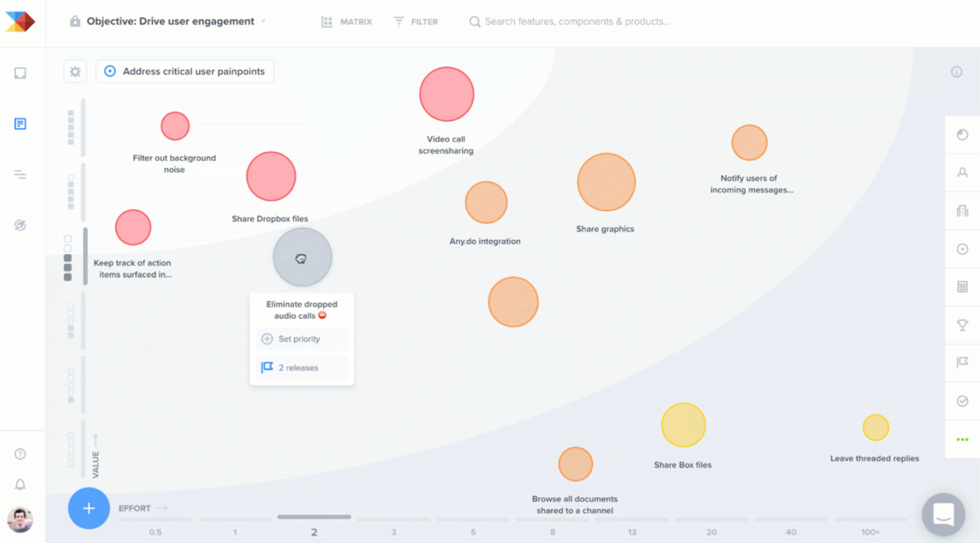 Productboard screenshot - The 23 Best Product Portfolio Management Tools In 2024