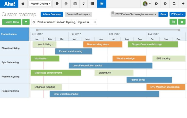 Aha screenshot - 30 Best Product Management Roadmap Tools In 2024