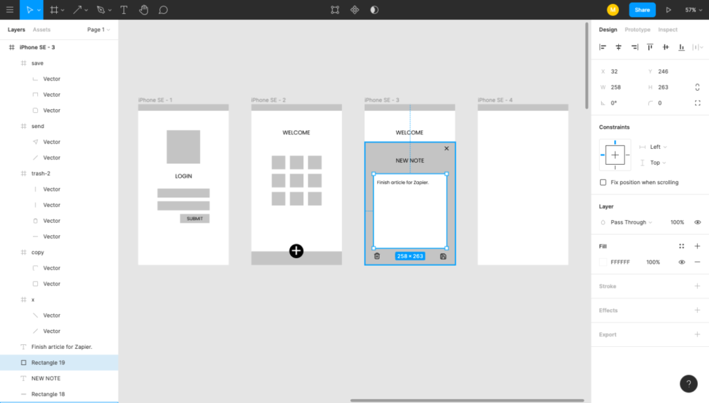 Figma screenshot - 21 Best Wireframe Tools To Mock Up Designs In 2024