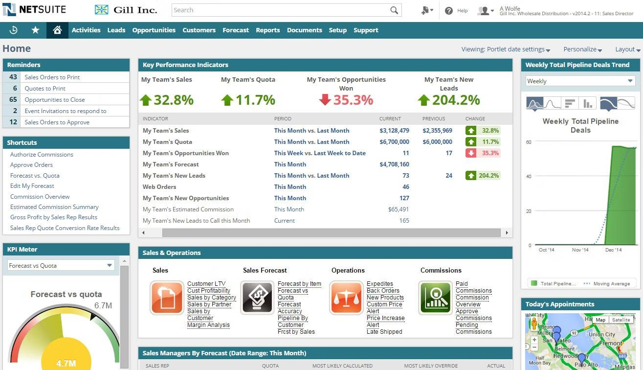 NetSuite CRM screenshot - 18 Best Enterprise CRM Software of 2024