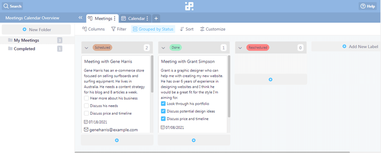 Infinity screenshot - 10 Best Meeting Management Software Of 2024