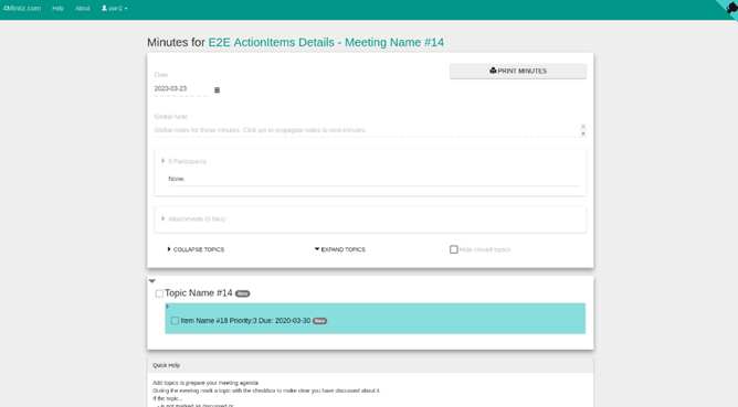 4Minitz screenshot - 10 Best Meeting Management Software Of 2024