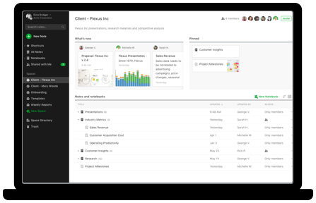 Evernote screenshot - 35 Best Online Collaboration Tools For Teams In 2024