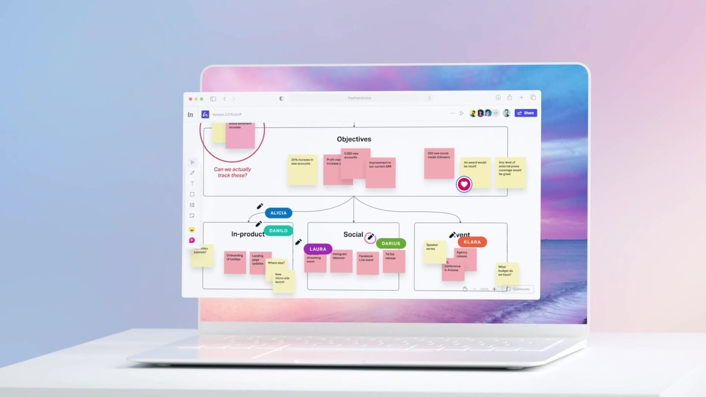 Invision screenshot - 20 Best Mind Mapping Software For Visual Collaboration In 2024