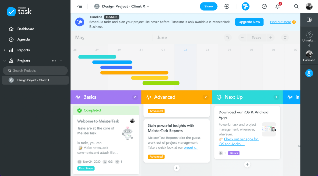 MeisterTask screenshot - 25 Best Project Management Software For Mac Reviewed For 2024
