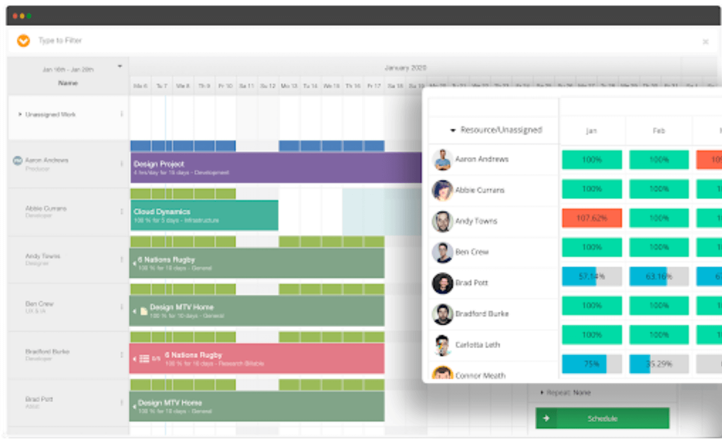 Hub Planner screenshot - 25 Best Project Management Tools For Remote Teams In 2024