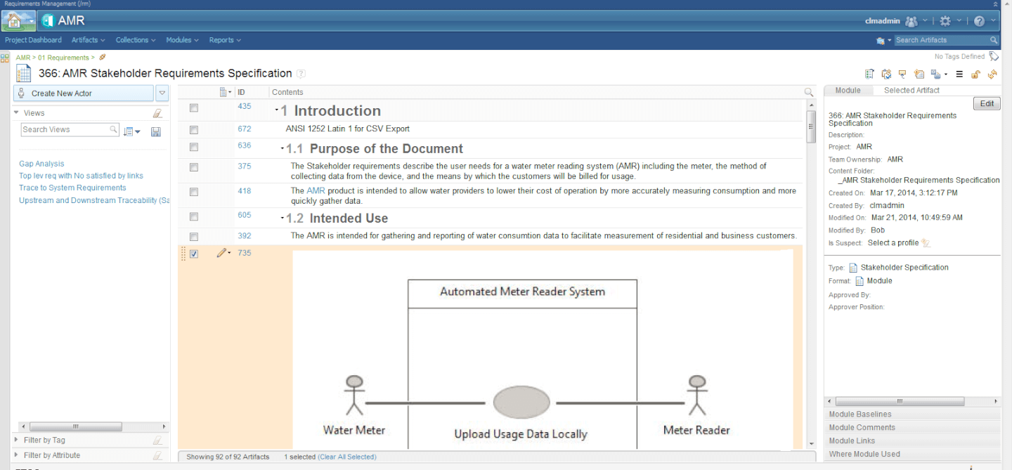 IBM Engineering Requirements Management DOORS Next screenshot - Die besten Anforderungsmanagement Tools 2024