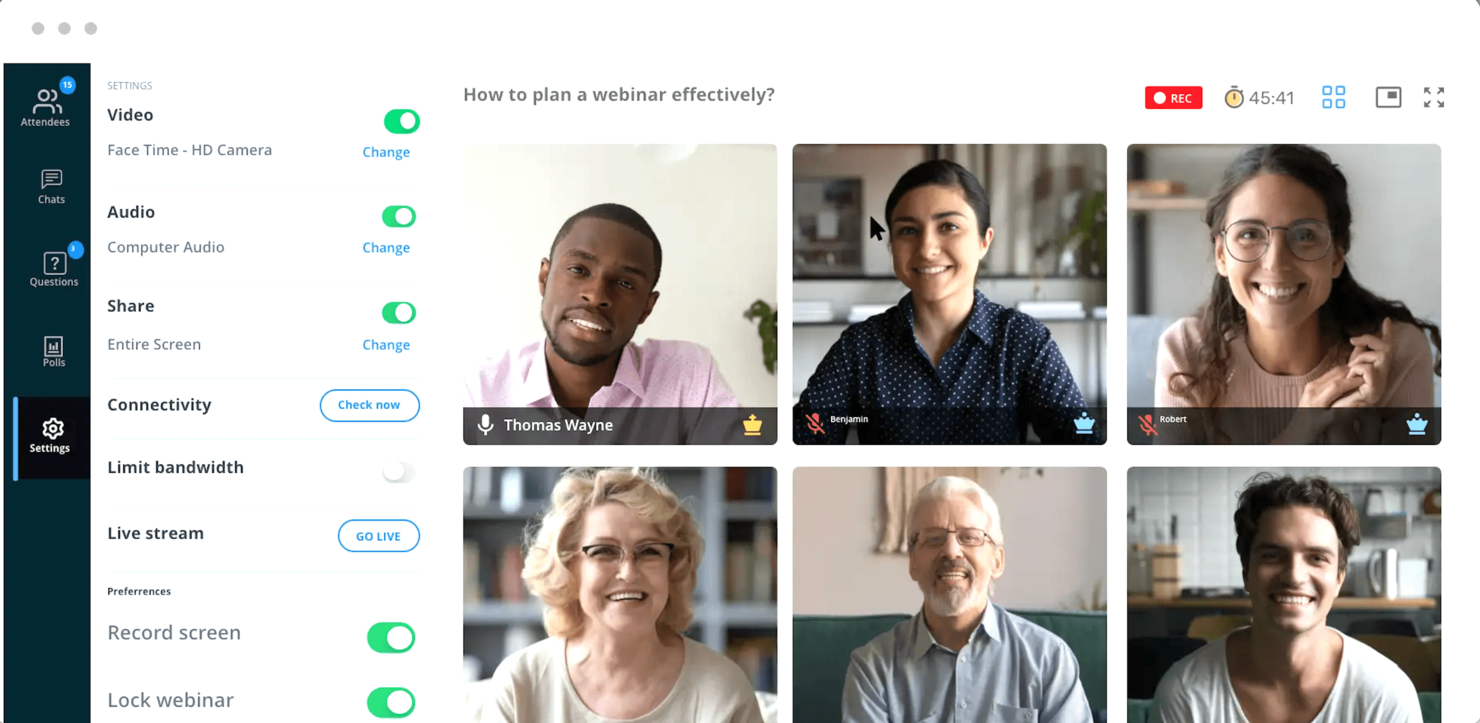 Zoho Meeting screenshot - 10 Best Video Conferencing Software For Remote Teams 2024