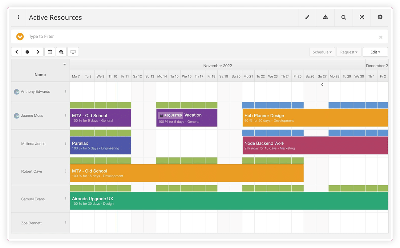 Hub Planner screenshot - 10 Best Project Planning Software To Keep Stakeholders Aligned In 2024