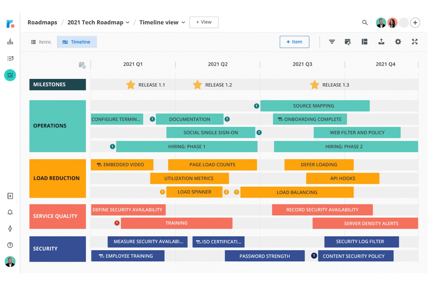 Roadmunk screenshot - 24 Best Product Prioritization Software To Evaluate & Rank Features In 2024
