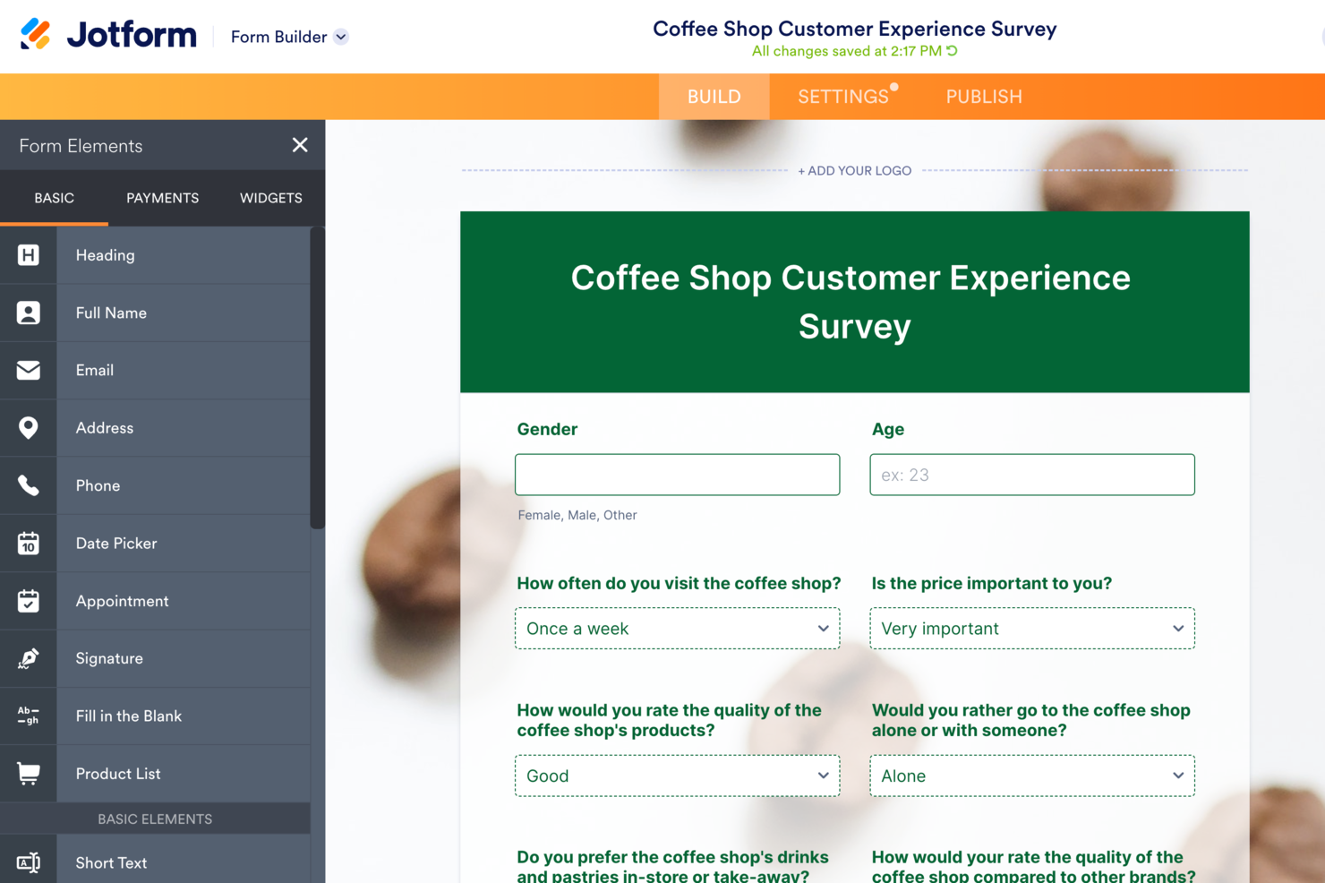 Jotform screenshot - 22 Best Customer Experience Management Software For 2024