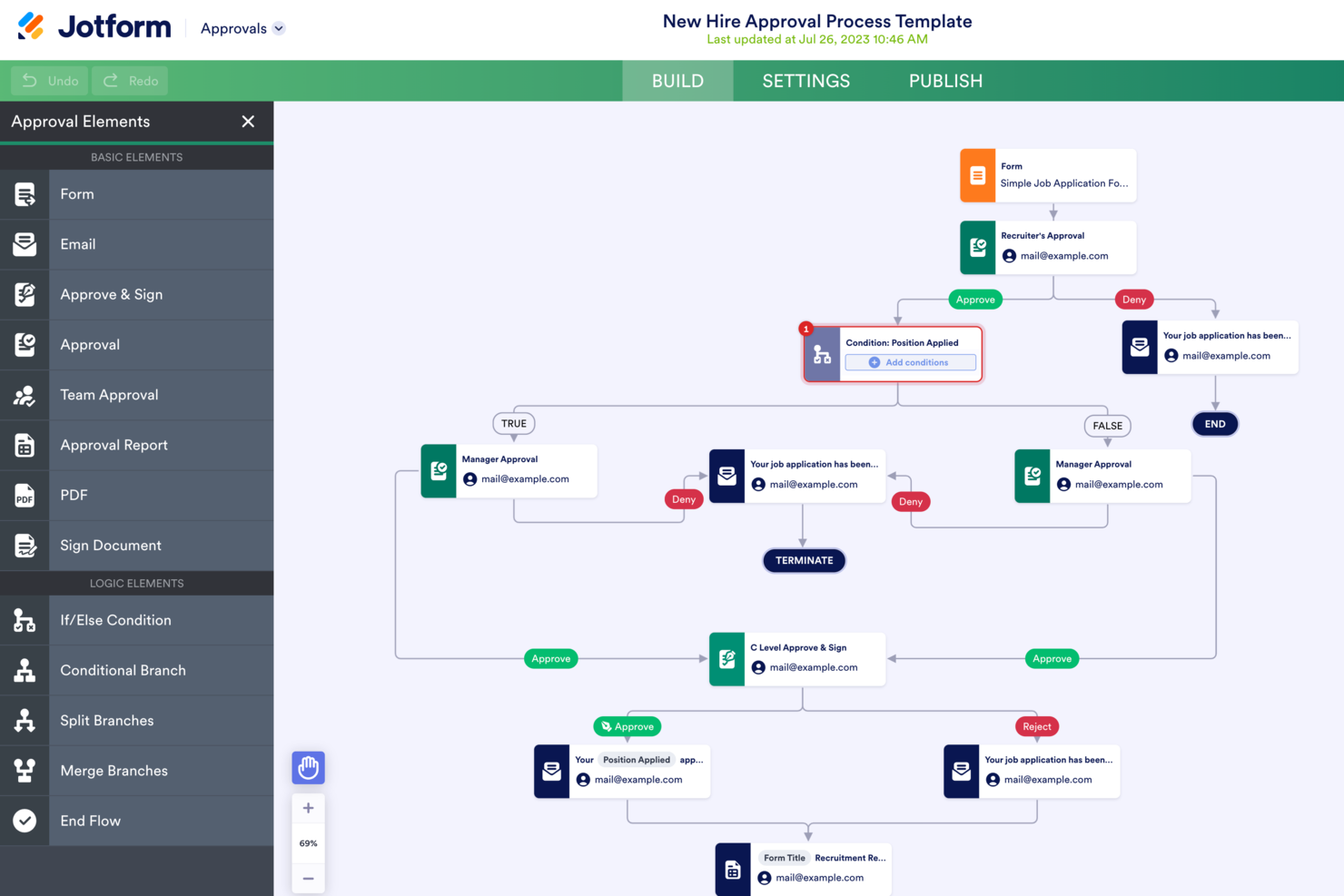 Jotform screenshot - Steigere die Effizienz deines Teams: Die beste Workflow Management System 2024