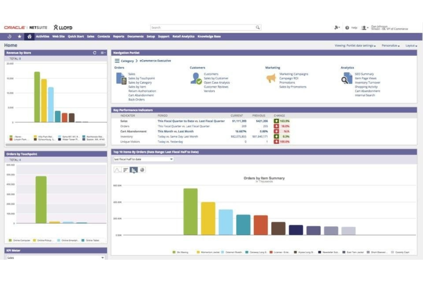 NetSuite Commerce screenshot - 20 Best Omnichannel Commerce Platforms Reviewed for 2024