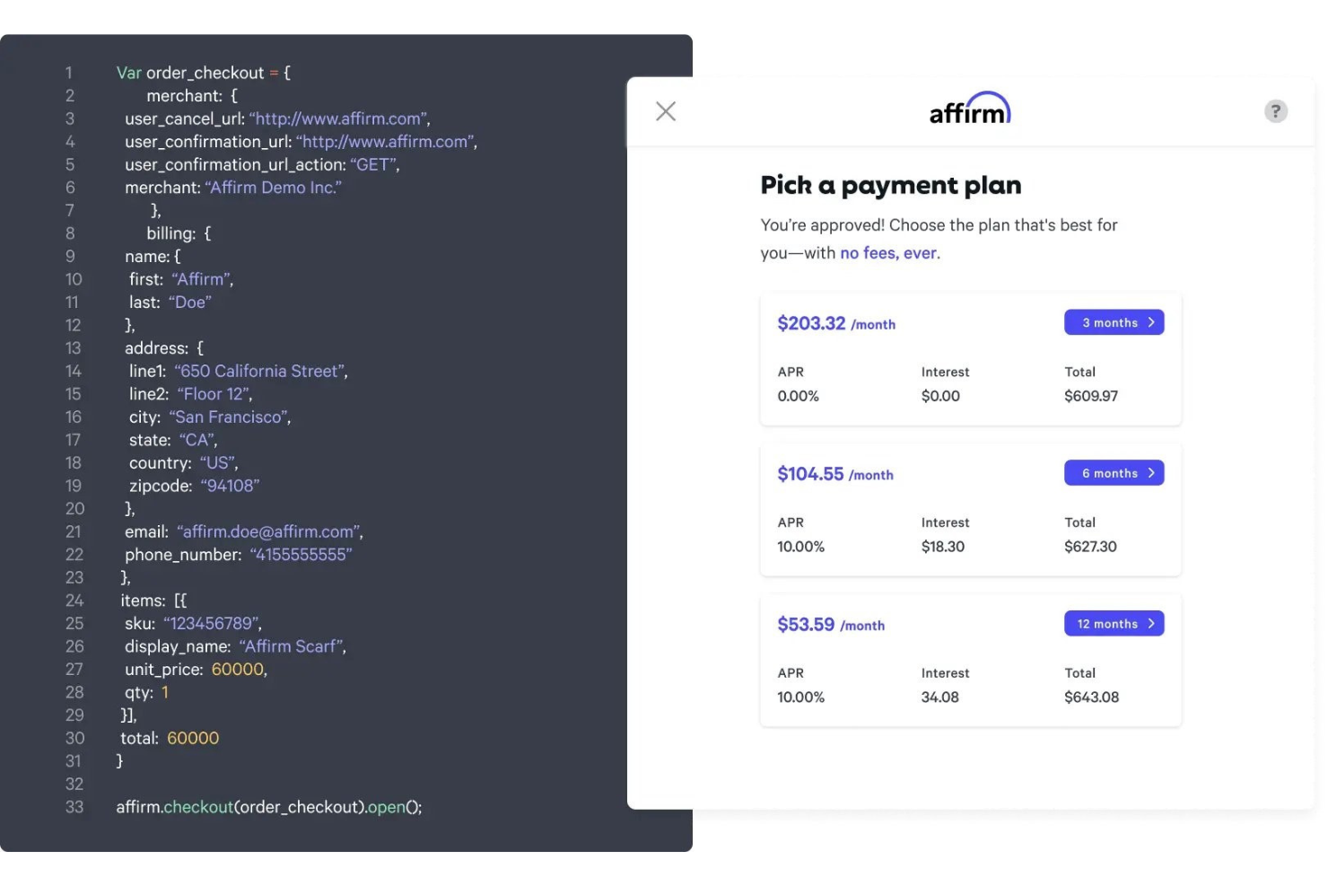 Affirm screenshot - 14 Best Buy-Now-Pay-Later Platforms (BNPL Platforms) In 2024