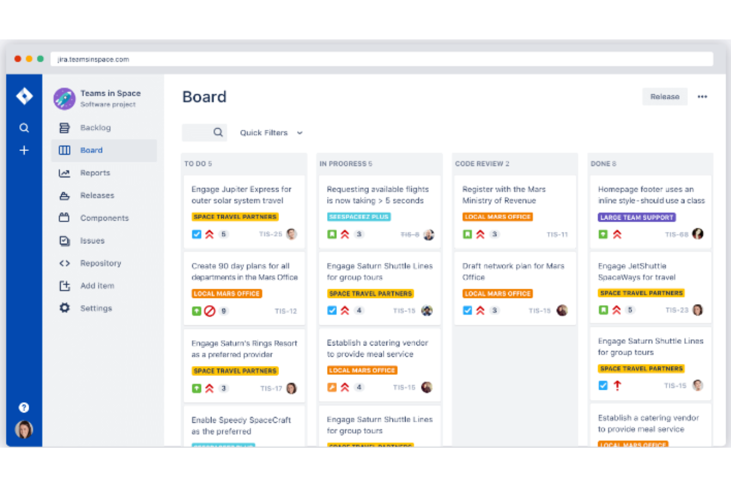 Jira Software screenshot - 27 Best Workflow Management Software For Efficient Delivery In 2024