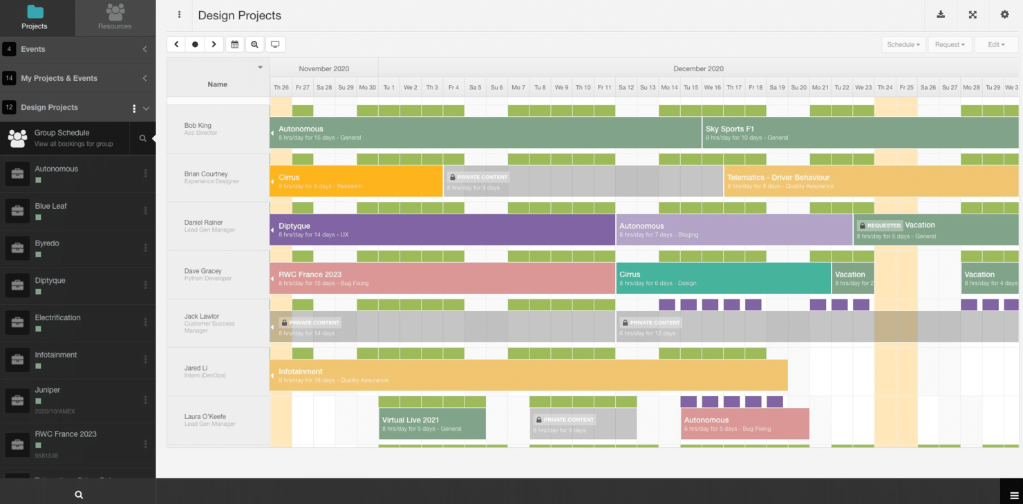 Hub Planner screenshot - The 10 Easiest Project Management Software Reviewed For 2024