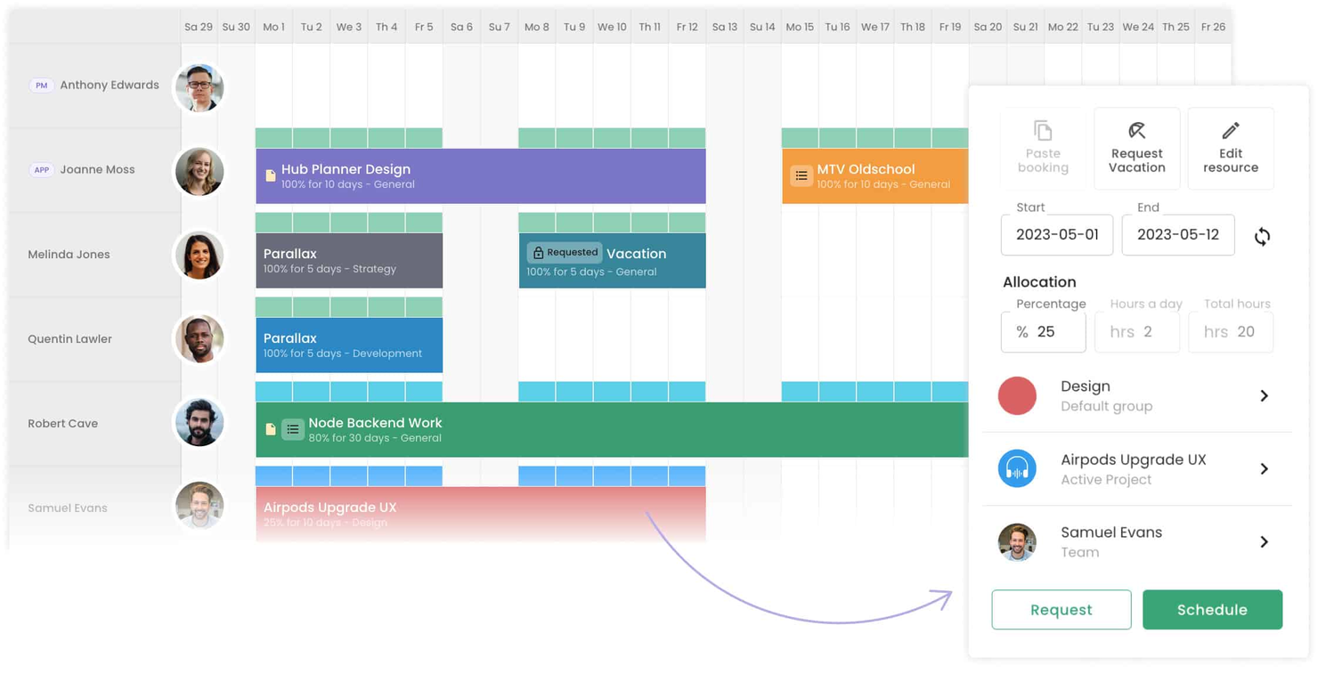 Hub Planner screenshot - 23 Best Project Tracking Software To Stay On Schedule In 2024