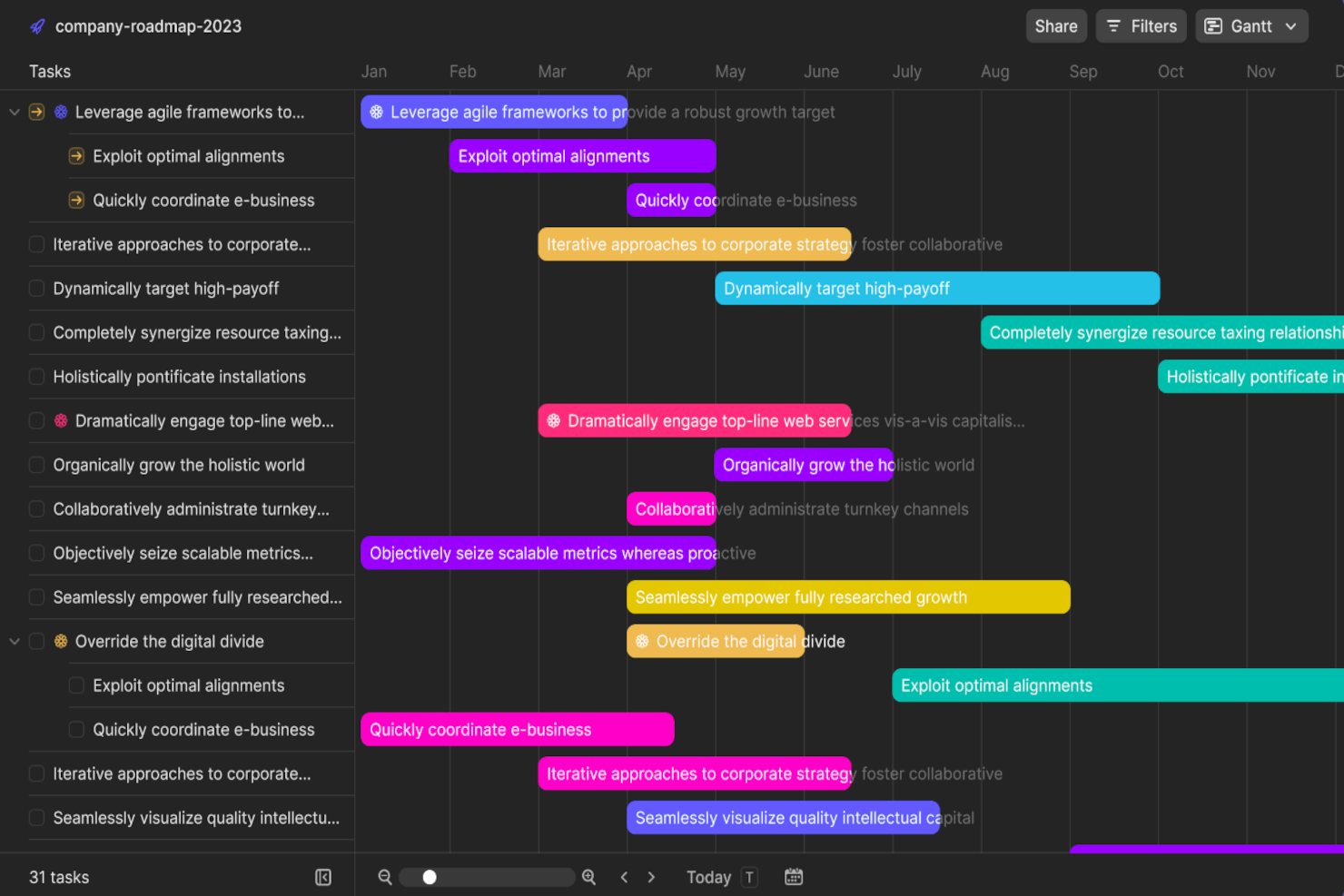 Height screenshot - 25 Best Project Management Tools For Remote Teams In 2024