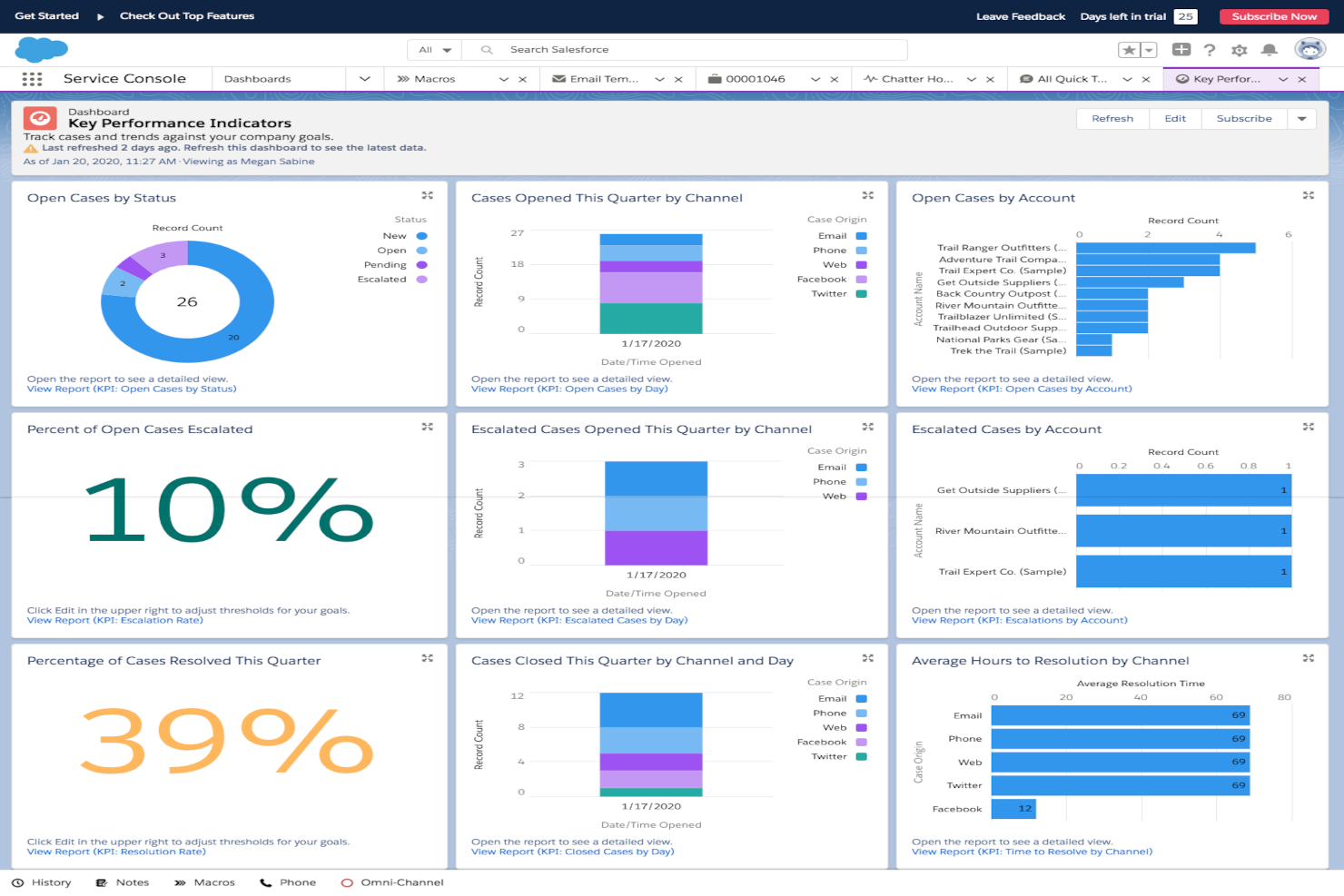 Salesforce Service Cloud screenshot - 24 Best Customer Database Software of 2024