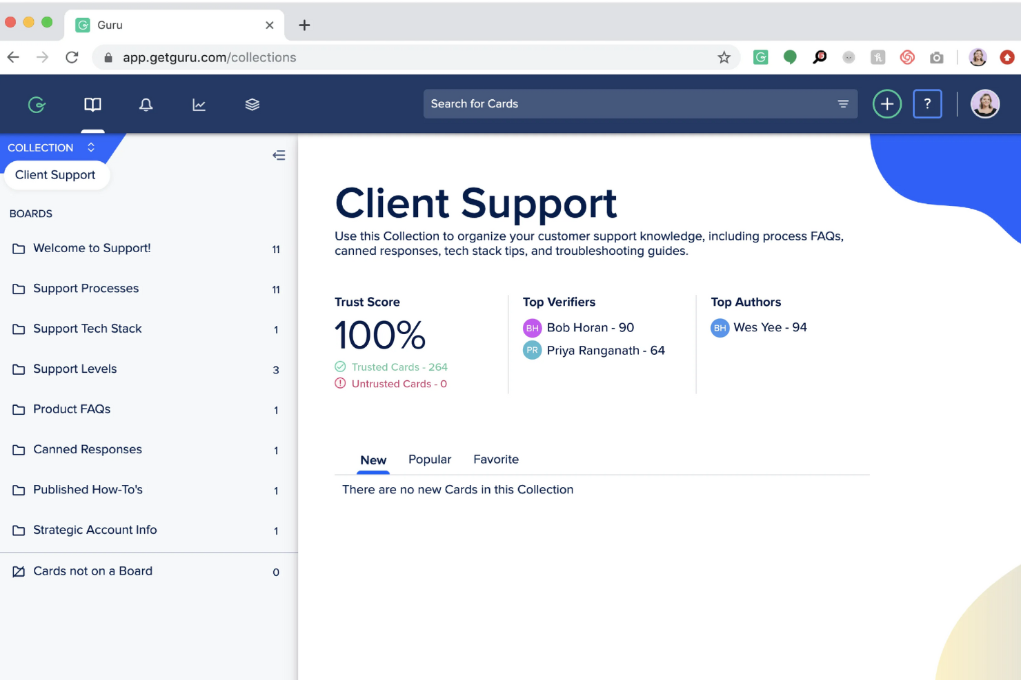 Guru screenshot - 35 Best Customer Support Software of 2024