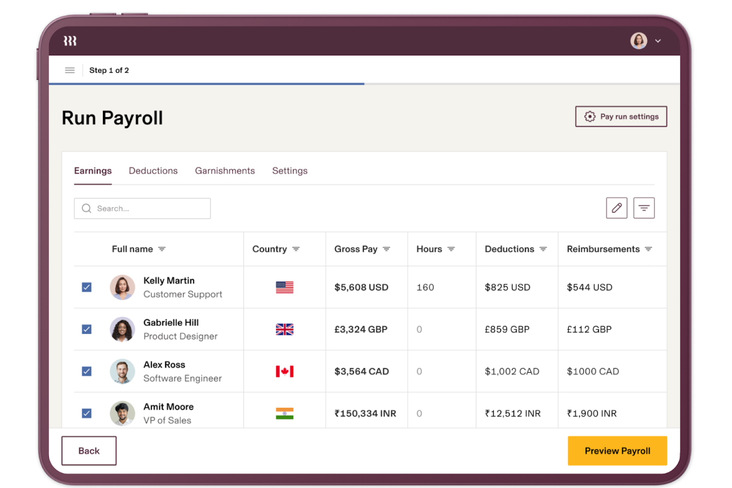 Rippling screenshot - 20 Best Online Payroll Software of 2024: Reviewed & Compared