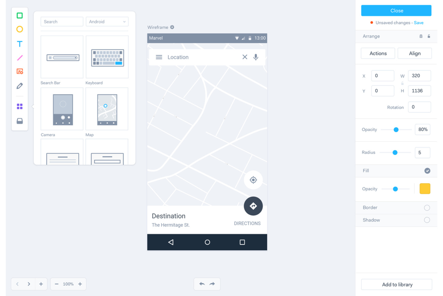 Marvel screenshot - 19 Best UX Tools To Optimize Digital Interfaces In 2024