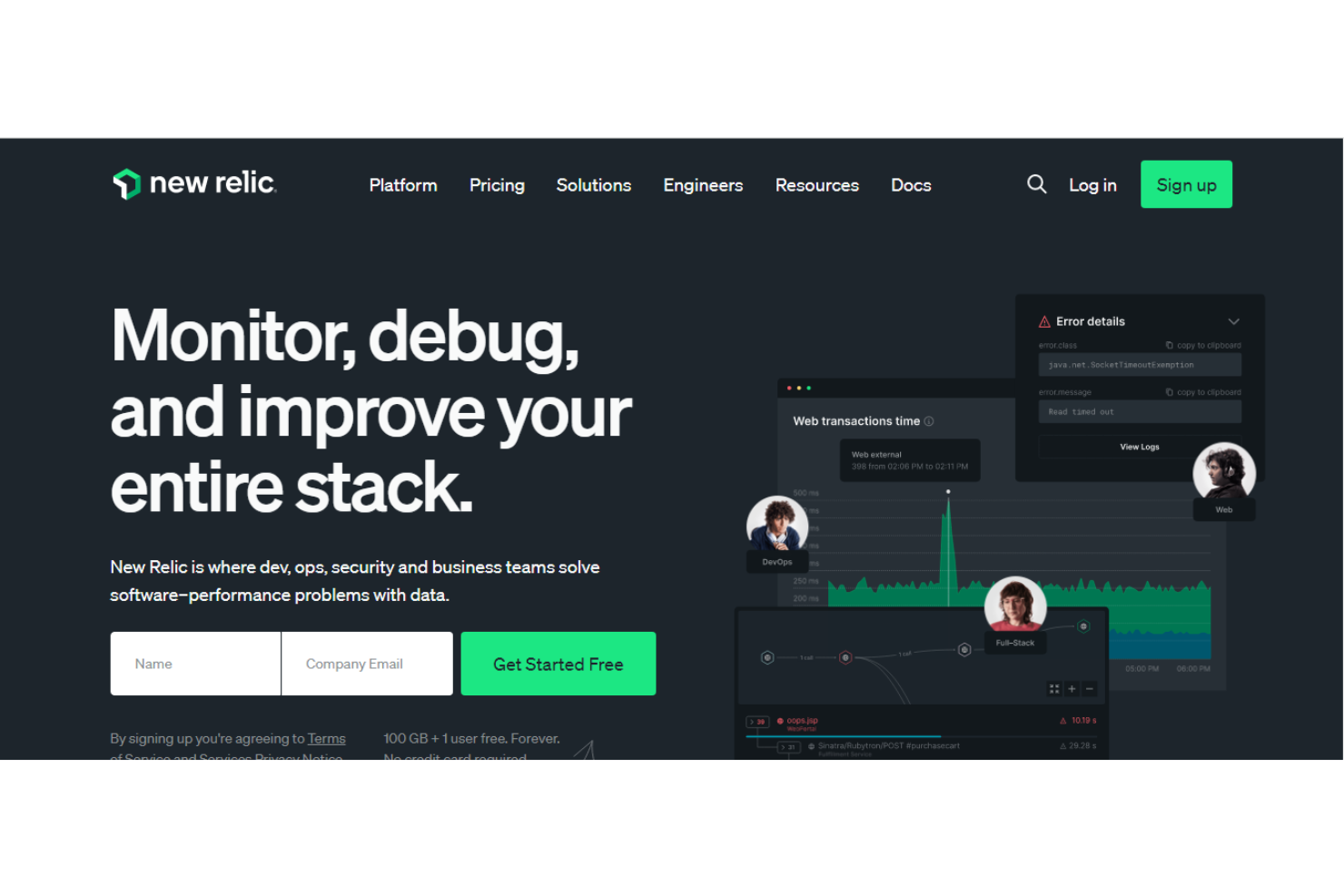 New Relic One screenshot - 27 Best Software Development Tools Reviewed For 2024