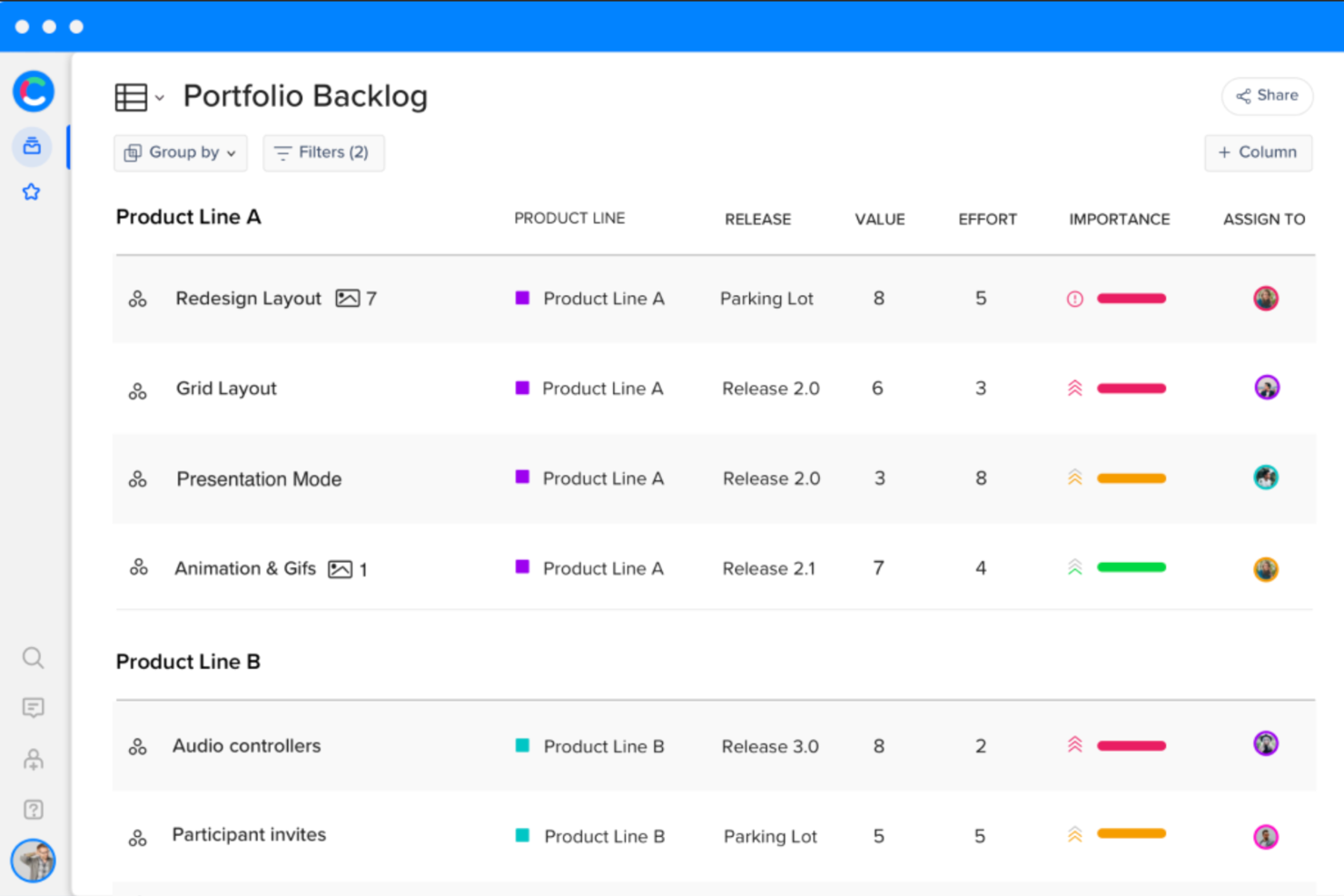 Craft.io screenshot - 20 Best Product Planning Software For Kick-Ass Roadmaps In 2024