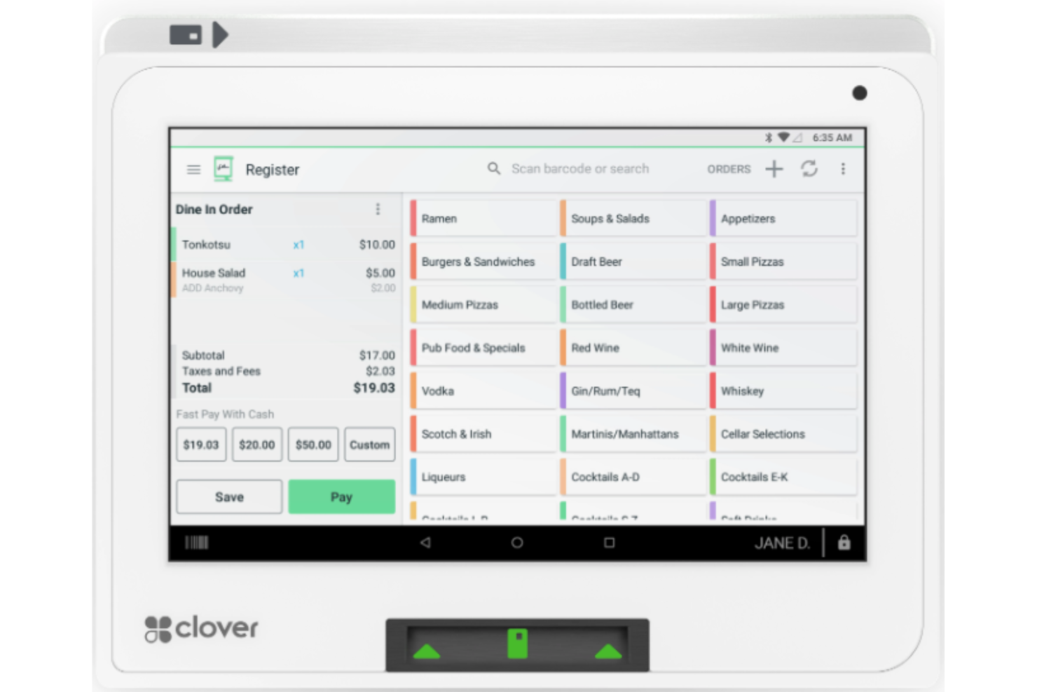 Clover screenshot - 16 Best RetailOps Software in 2024: Reviewed & Compared