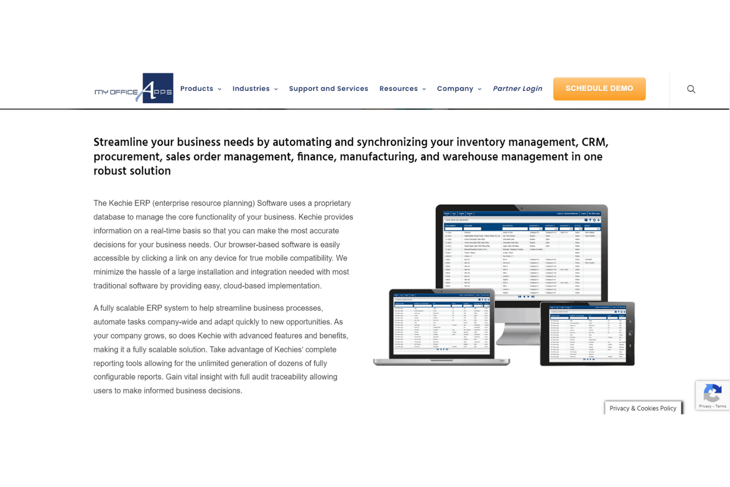 Kechie screenshot - 20 Best Online Inventory Management Software Reviewed For 2024